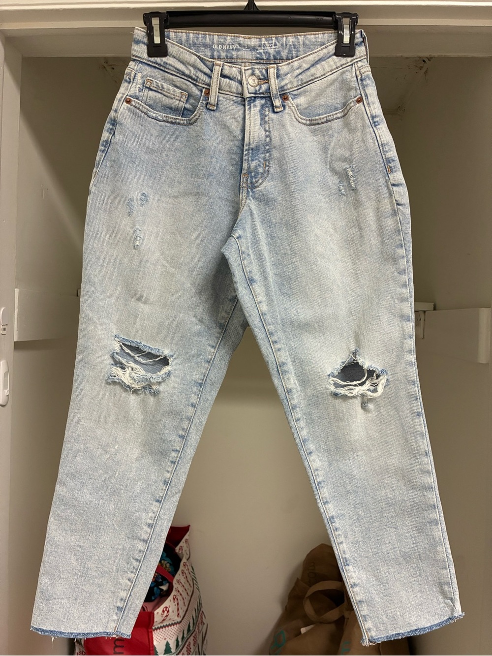 OLD NAVY HIGH RISE CURVY O.G STRAIGHT JEANS WOMEN'S PETITE SIZE 2P
